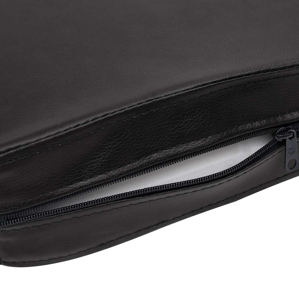 Καναπές-Κρεβάτι Σκύλου Μαύρος 80x50x40 εκ. από Συνθετικό Δέρμα - PAKOBAZAAR