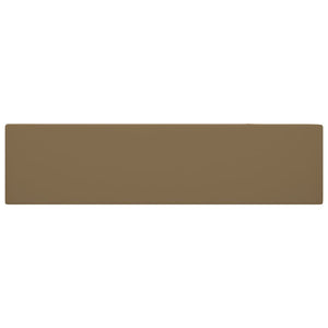 Νιπτήρας Μπάνιου με Υπερχείλιση Κρεμ Ματ Κεραμικός - PAKOBAZAAR
