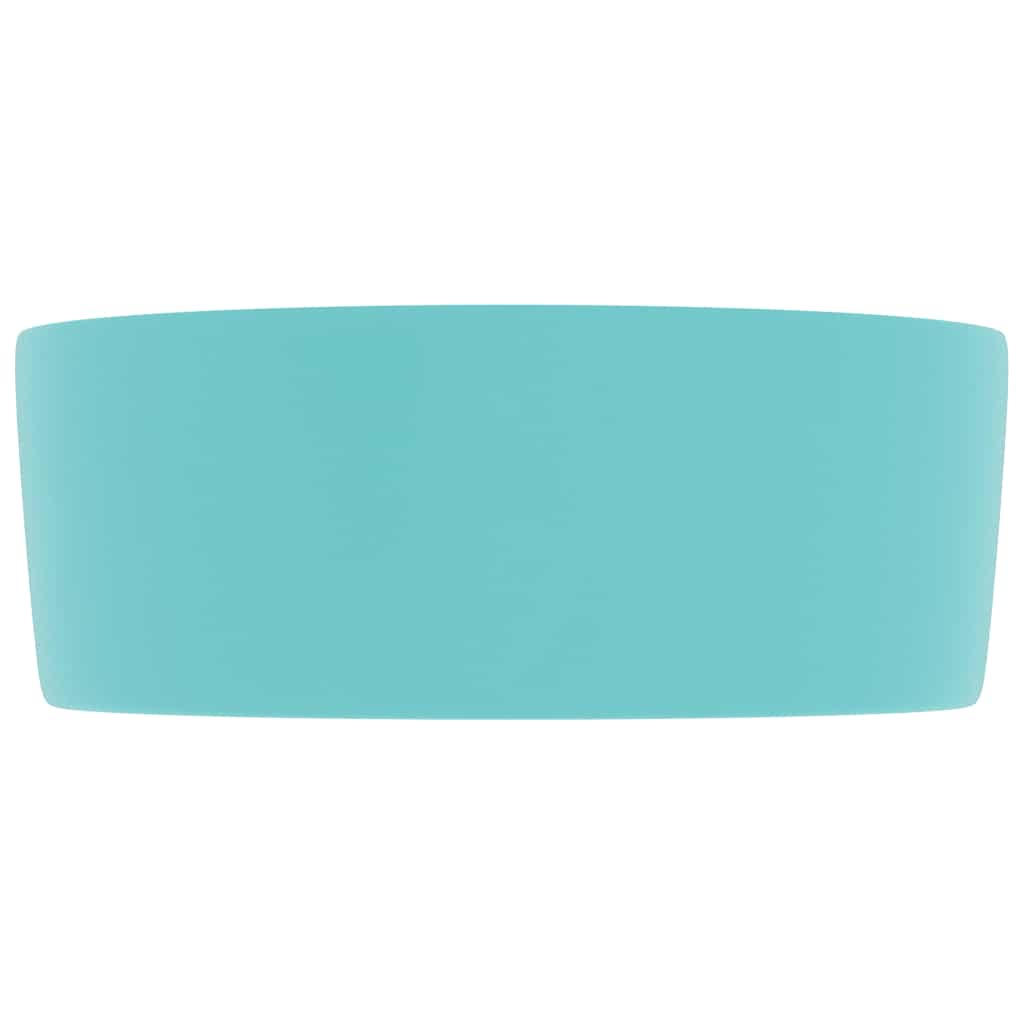 Νιπτήρας Πολυτελής Στρογγυλός Αν.Πράσινο Ματ 40x15 εκ Κεραμικός - PAKOBAZAAR