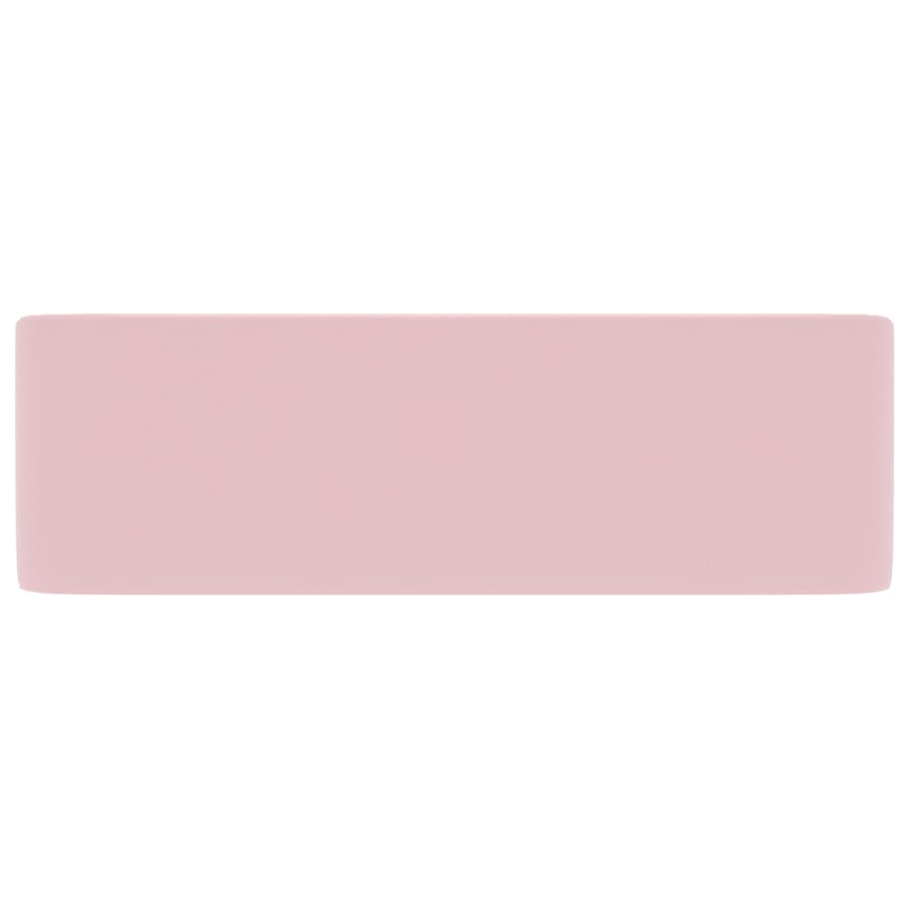 Νιπτήρας Πολυτελής Ροζ Ματ 41 x 30 x 12 εκ. Κεραμικός - PAKOBAZAAR