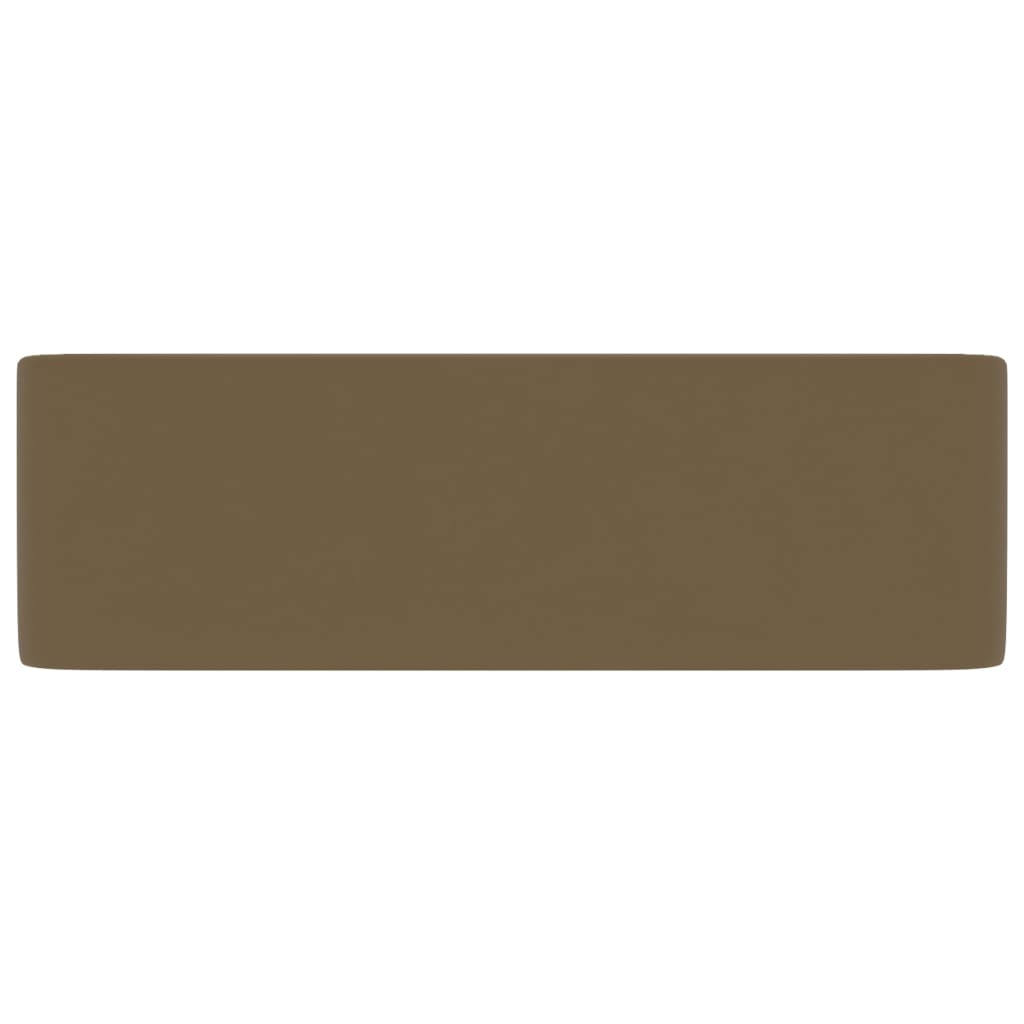 Νιπτήρας Πολυτελής Κρεμ Ματ 41 x 30 x 12 εκ. Κεραμικός - PAKOBAZAAR