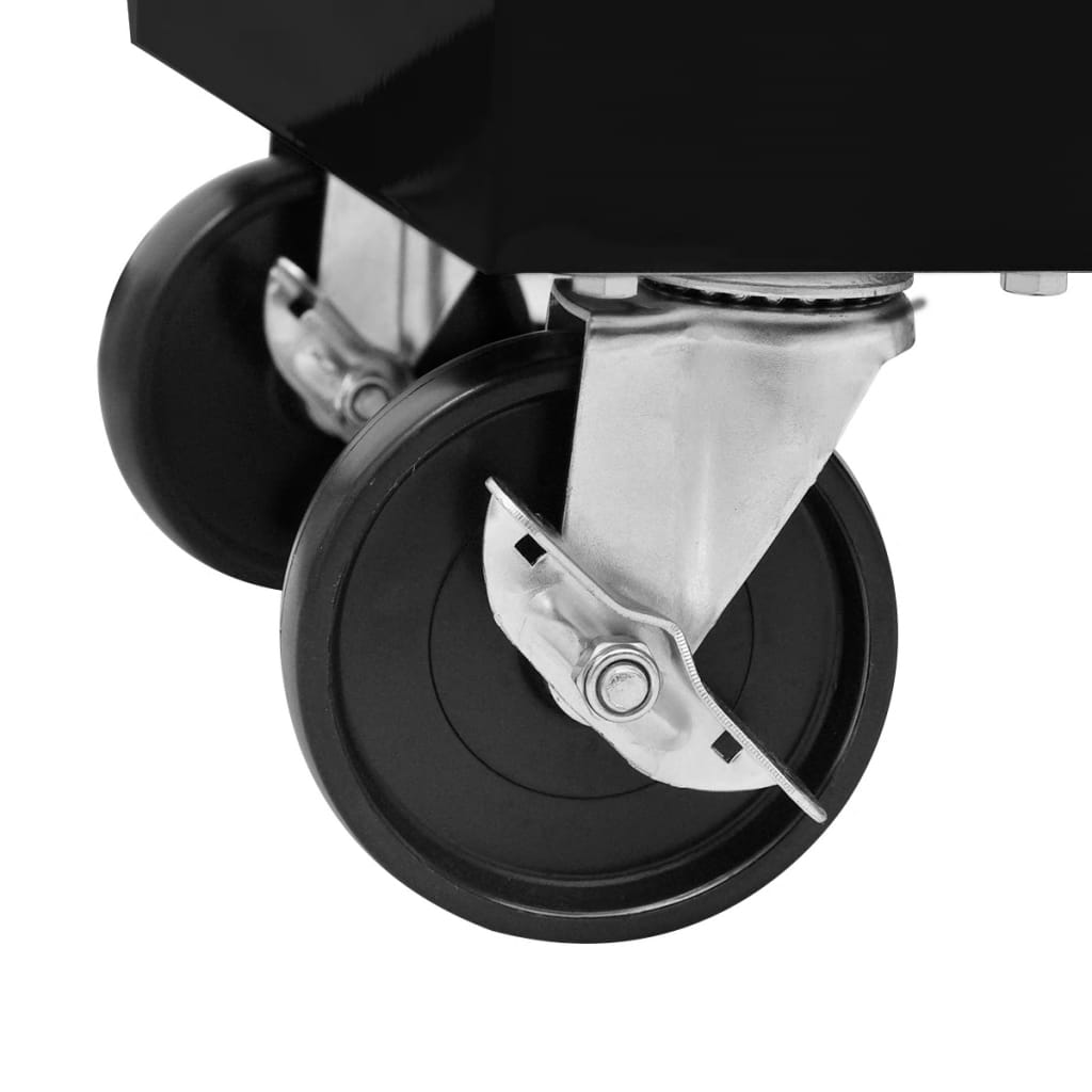 Εργαλειοφόρος Τροχήλατος με 5 Συρτάρια Μαύρος - PAKOBAZAAR