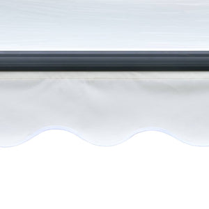 Τέντα Συρόμενη Χειροκίνητη με LED Κρεμ 600 x 300 εκ.