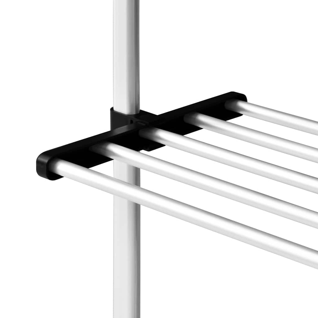 Σύστημα Ανοιχτής Ντουλάπας Τηλεσκοπικό με Ράφια Αλουμινίου