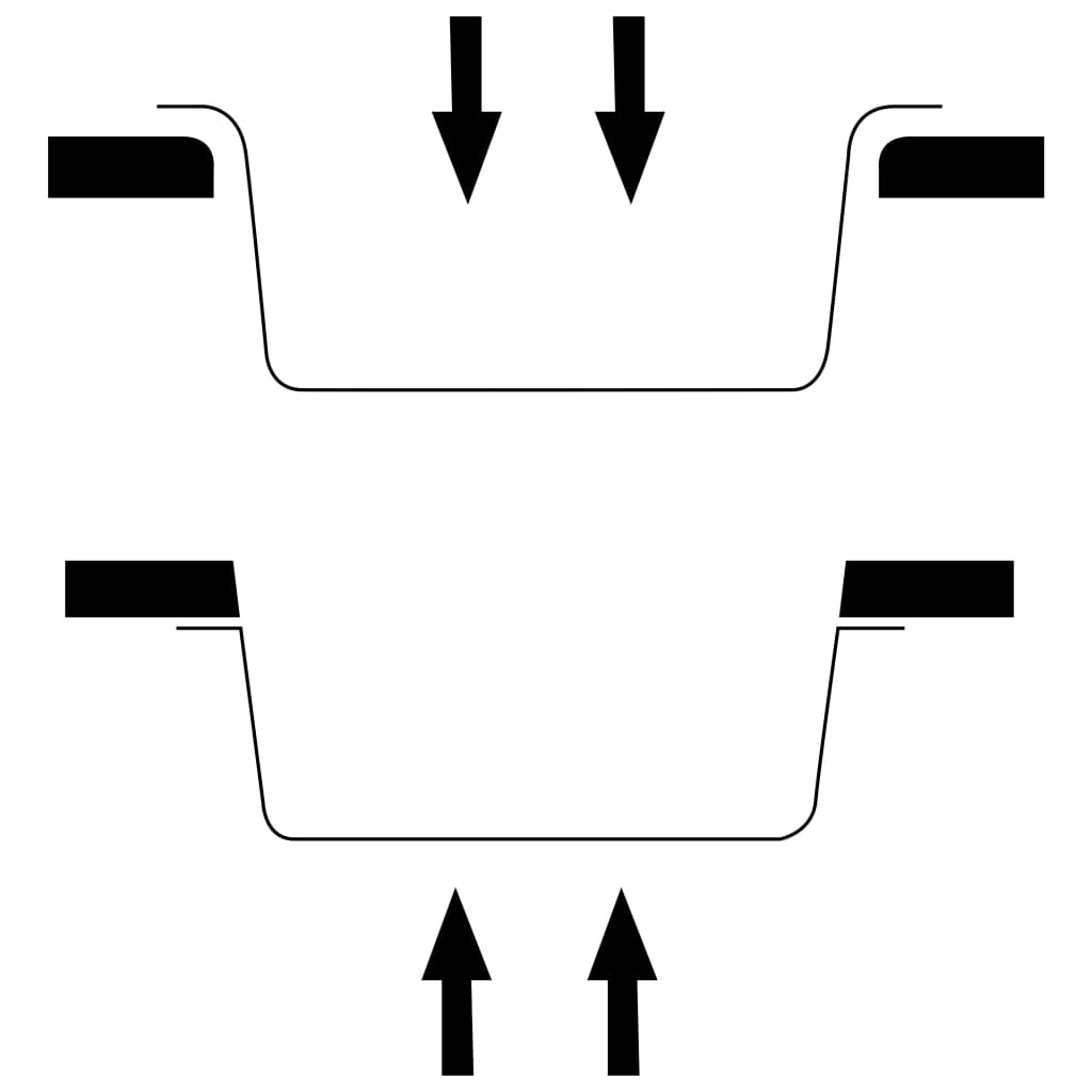 Νεροχύτης με Οπή Υπερχείλισης Λευκός Γρανιτένιος - PAKOBAZAAR