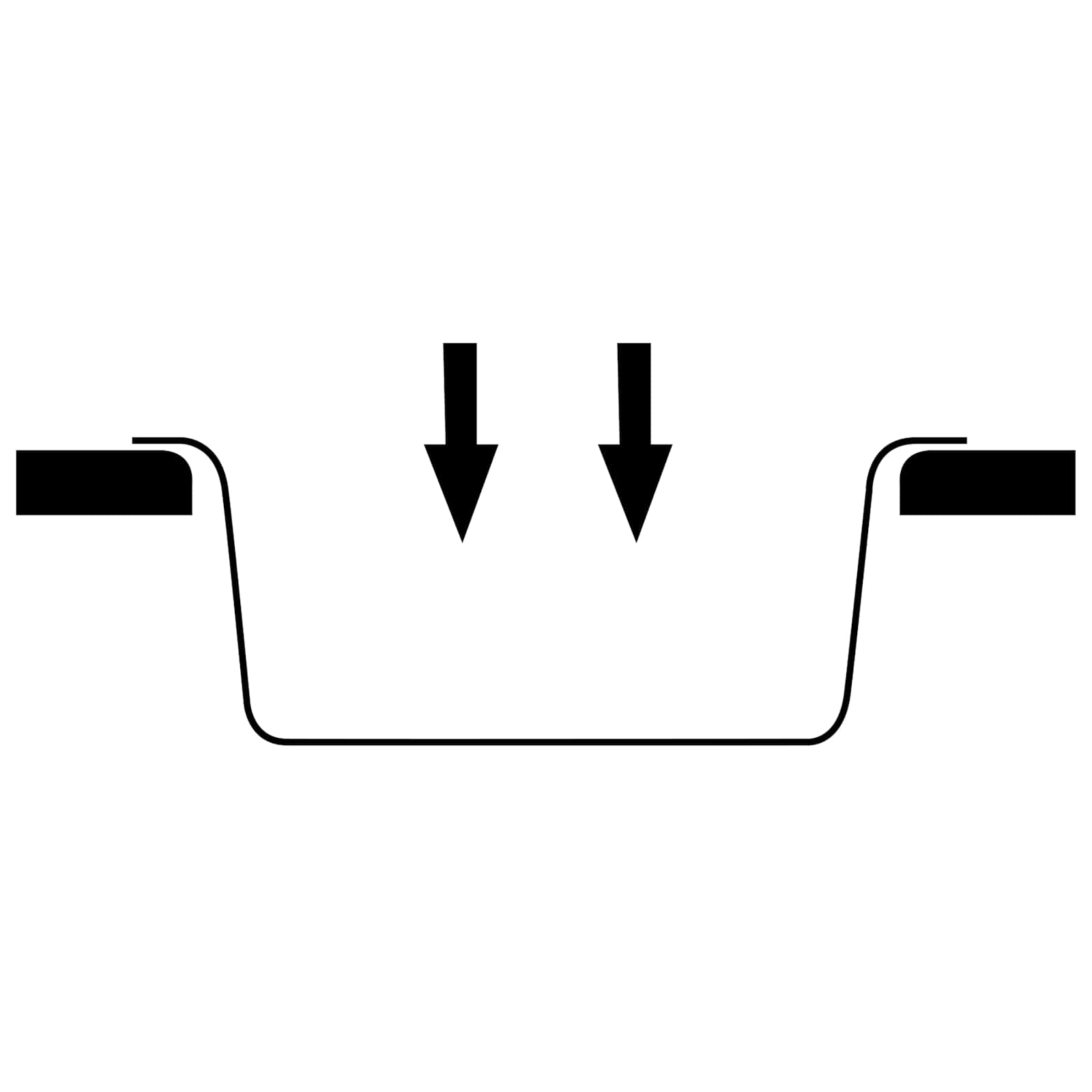 Σιντρινο κουζίνας Λευκό 48 x 48 x 20.5 εκ Γρανίτης - PAKOBAZAAR