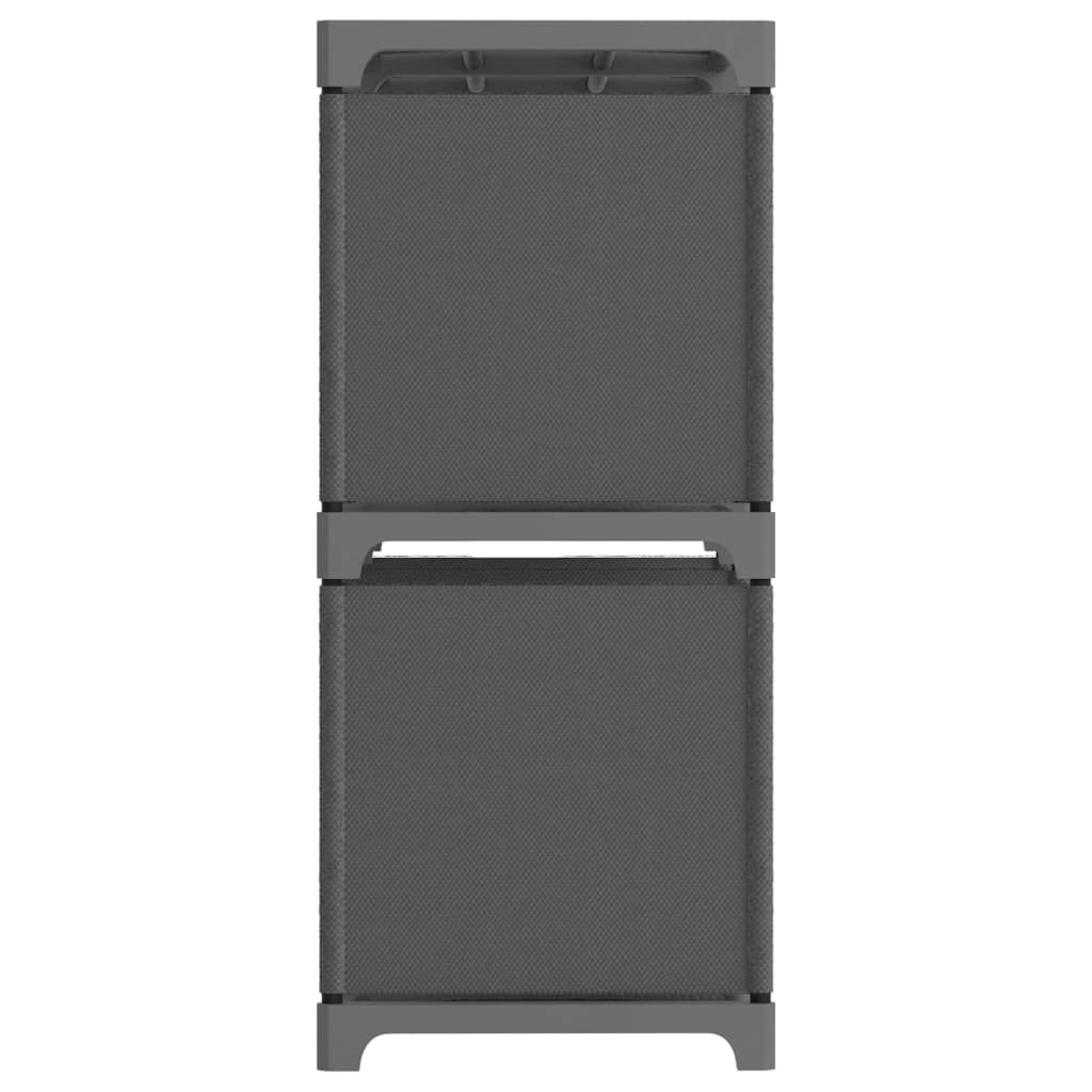 Ραφιέρα με 5 Κύβους Γκρι 103 x 30 x 72,5 εκ. Υφασμάτινη