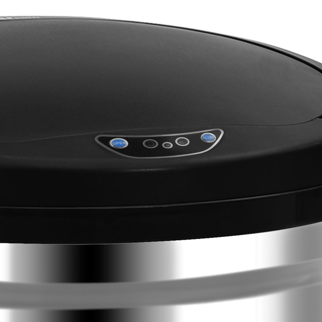 Κάδος Απορριμμάτων Αυτόματος 50 Λίτρων από Ανοξείδωτο Ατσάλι