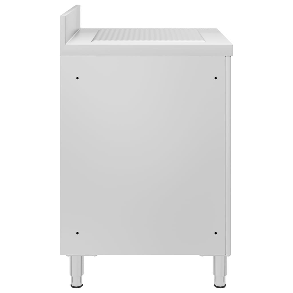 Ερμάριο με Επιφάνεια Αποστράγγισης από Ανοξείδωτο Ατσάλι - PAKOBAZAAR