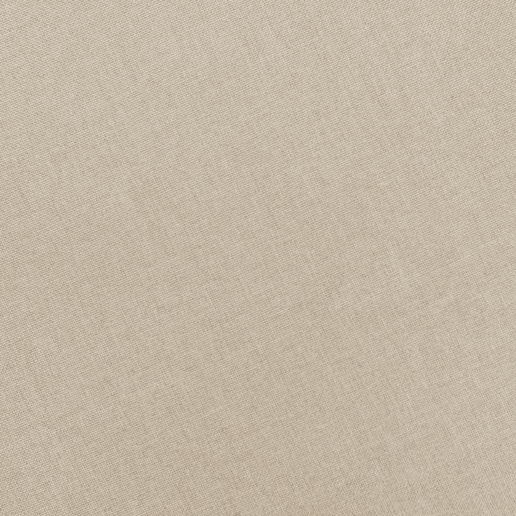 Πολυθρόνα Μασάζ Κρεμ Υφασμάτινη με Υποπόδιο