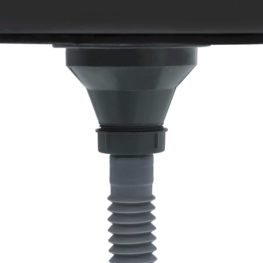 Νεροχύτης + Ποδιά Σετ Ασημί 600x600x155 χιλ. Ανοξείδωτο Ατσάλι - PAKOBAZAAR