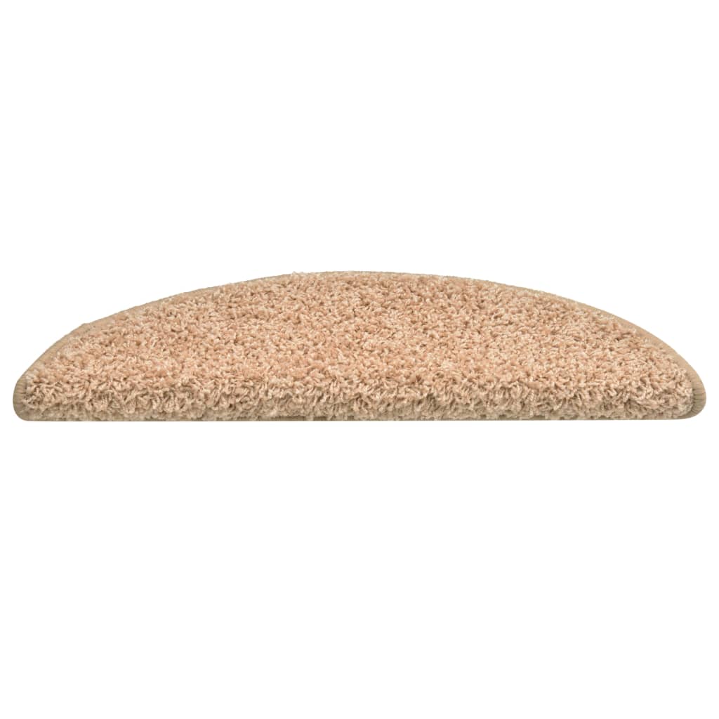 Πατάκια Σκαλιών 15 τεμ. Χρυσά Ημίστρογα 56x17x3 εκ.