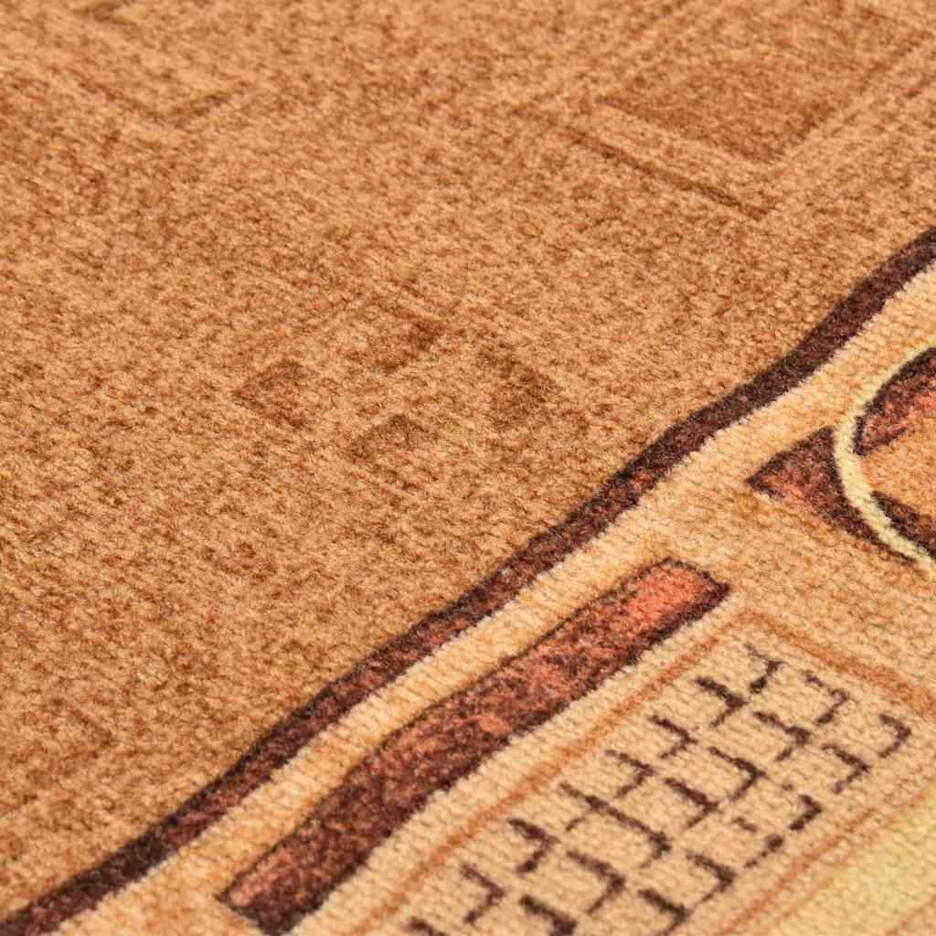Χαλί Διάδρομος Μπεζ 67 x 150 εκ. με Αντιολισθητικό Υπόστρωμα