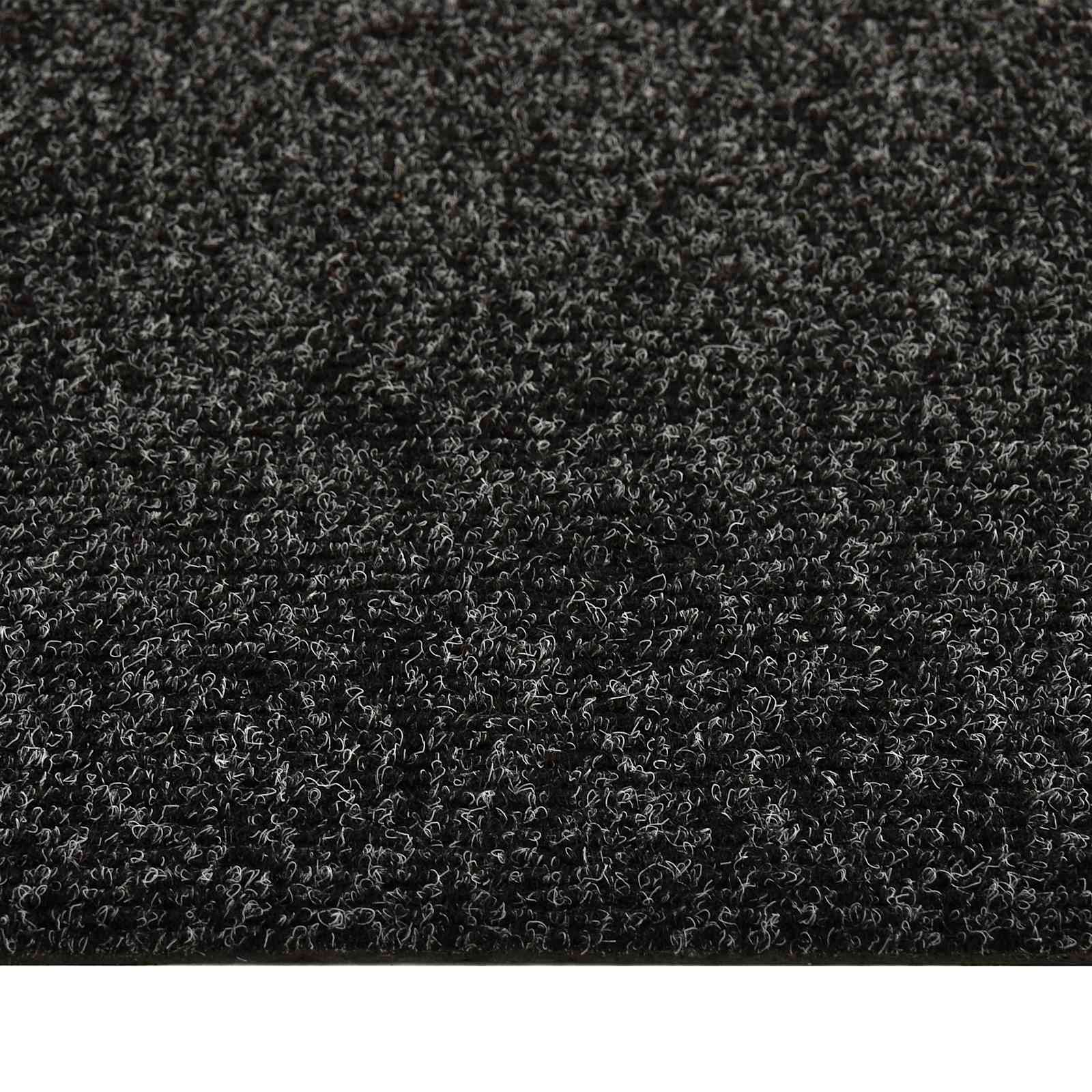 Χαλί 20 pcs Μαύρο 50 x 50 cm Ορυκτή άσφαλτος - Pakobazaar