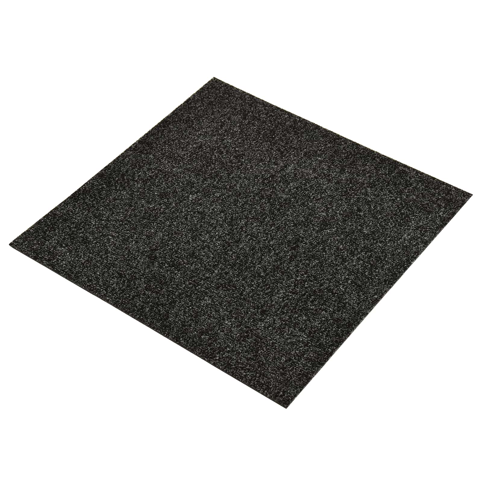 Χαλί 20 pcs Μαύρο 50 x 50 cm Ορυκτή άσφαλτος - Pakobazaar