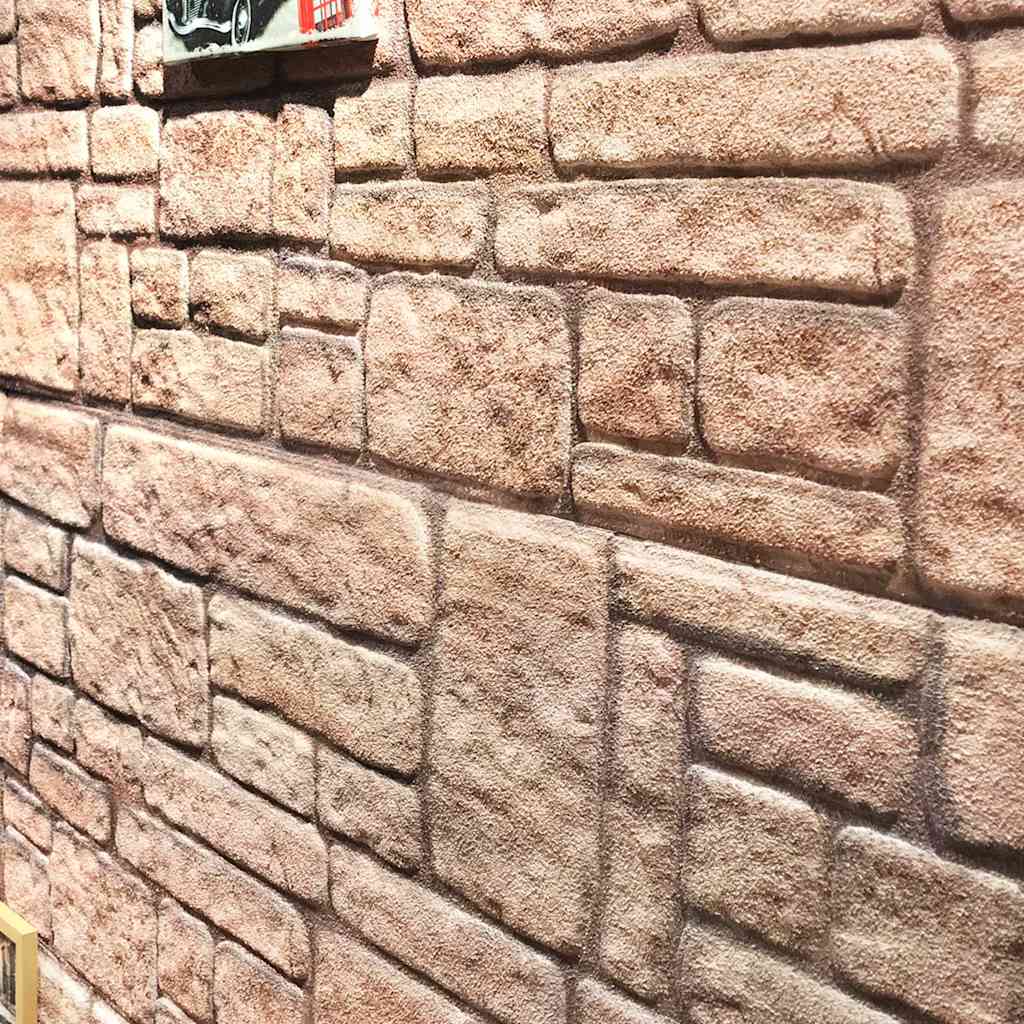 Πάνελ Τοίχου 3D 10 τεμ. Σχέδιο Τούβλα Μπεζ EPS - Pakobazaar