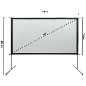 Οθόνη Προβολής Ταχείας Αναδίπλωσης 120'' 16:9