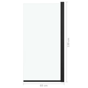 Καμπίνα Μπανιέρας Μαύρη 68 x 130 εκ. από ESG - PAKOBAZAAR