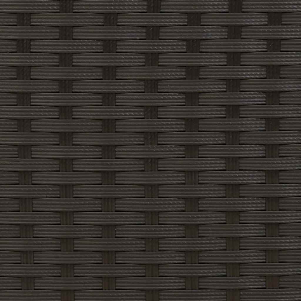 Καρέκλες Κήπου Στοιβαζόμενες 4 τεμ. Μαύρες από Συνθετικό Ρατάν - PAKOBAZAAR