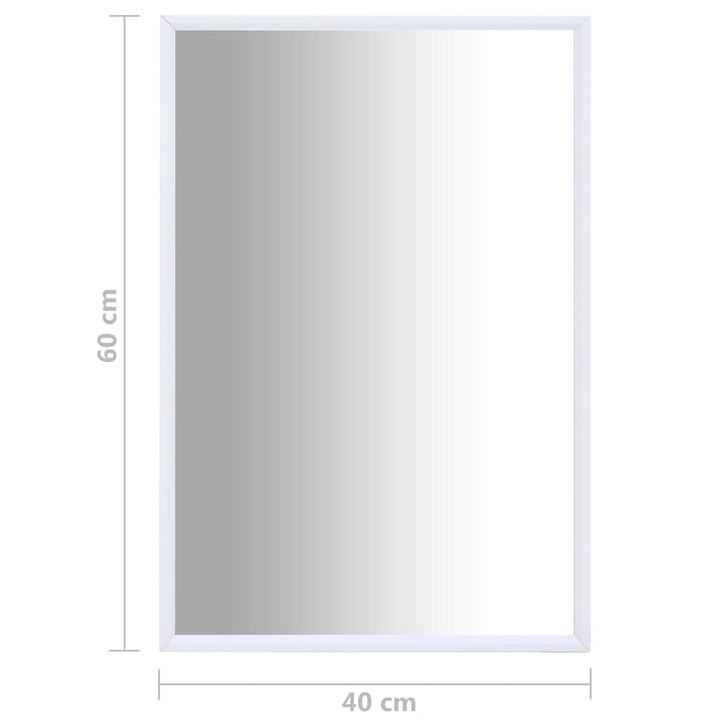 Καθρέφτης Λευκός 60 x 40 εκ.