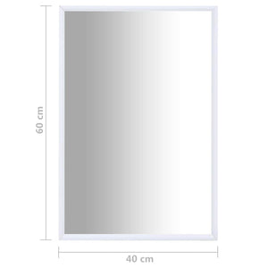 Καθρέφτης Λευκός 60 x 40 εκ.