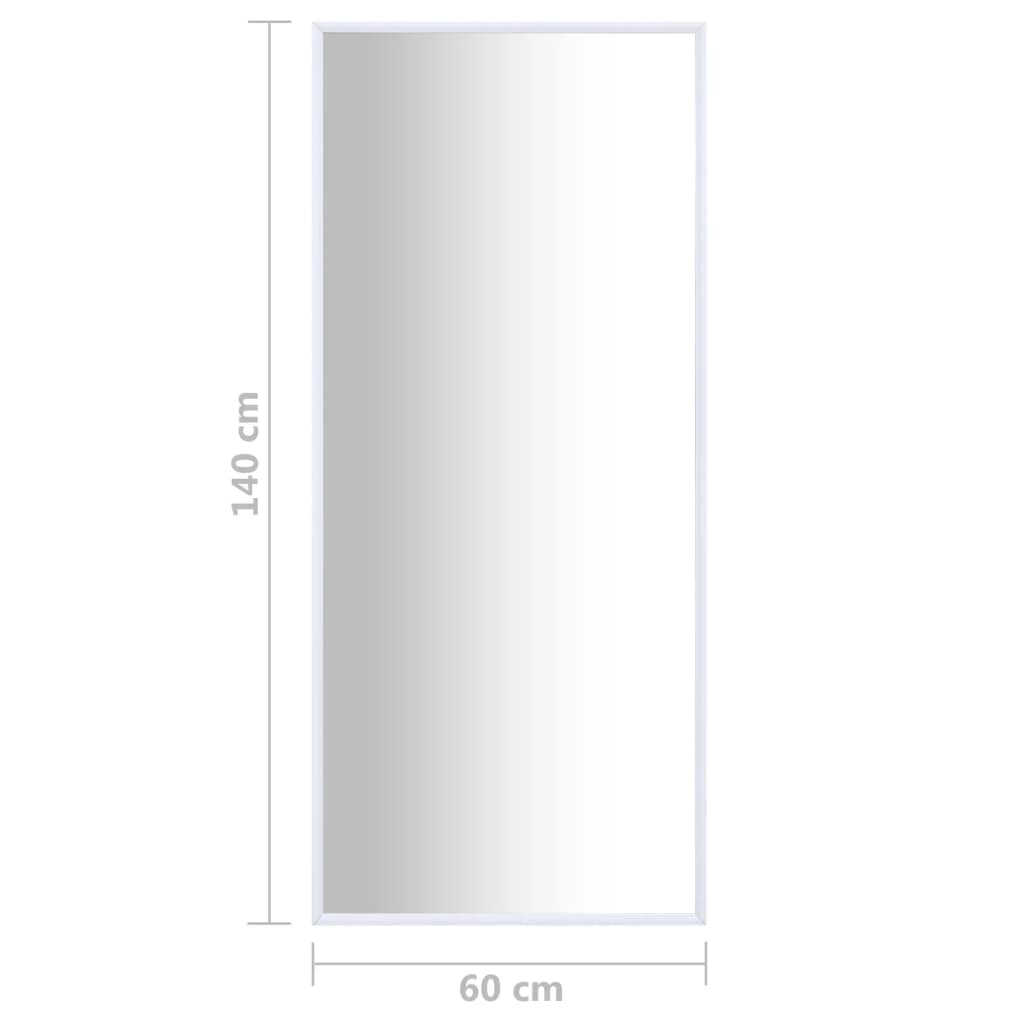 Καθρέφτης Λευκός 140 x 60 εκ.