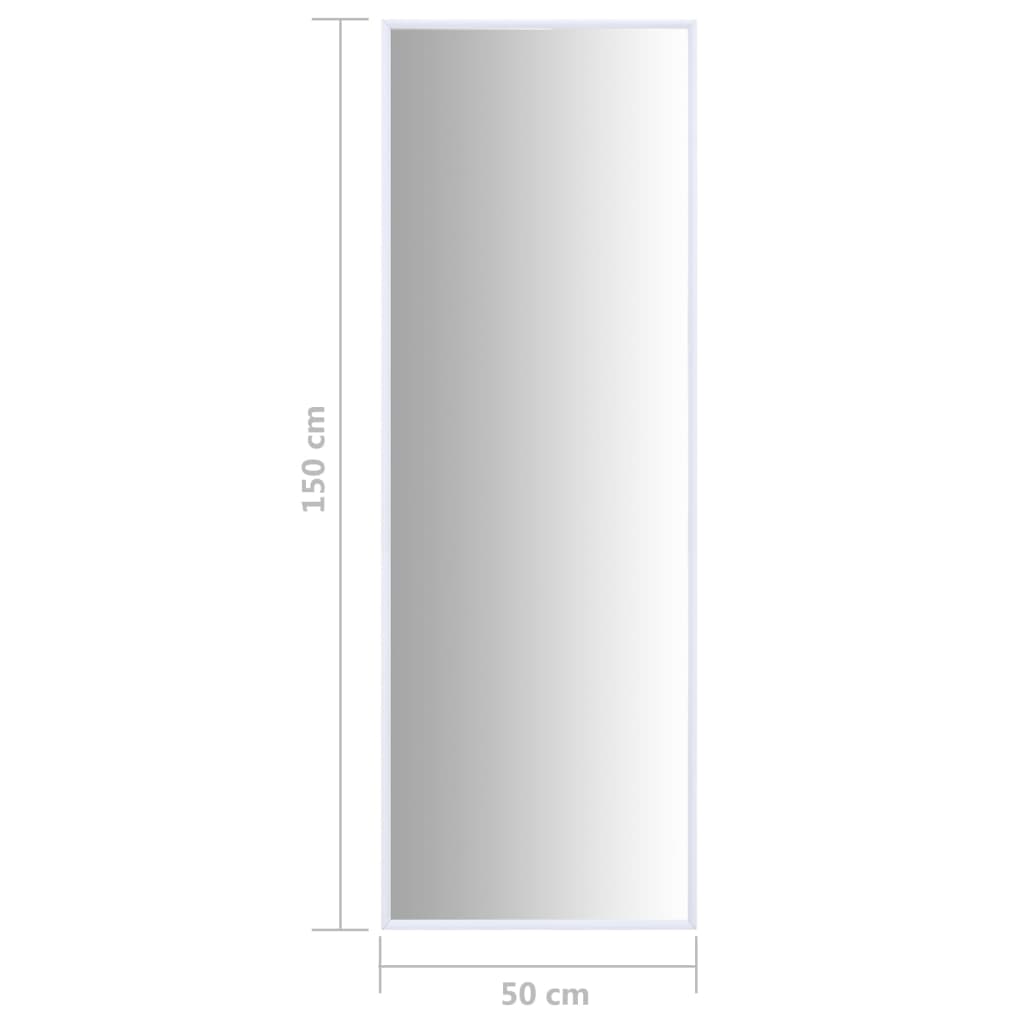 Καθρέφτης Λευκός 150 x 50 εκ.