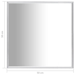 Καθρέφτης Ασημί 50 x 50 εκ.