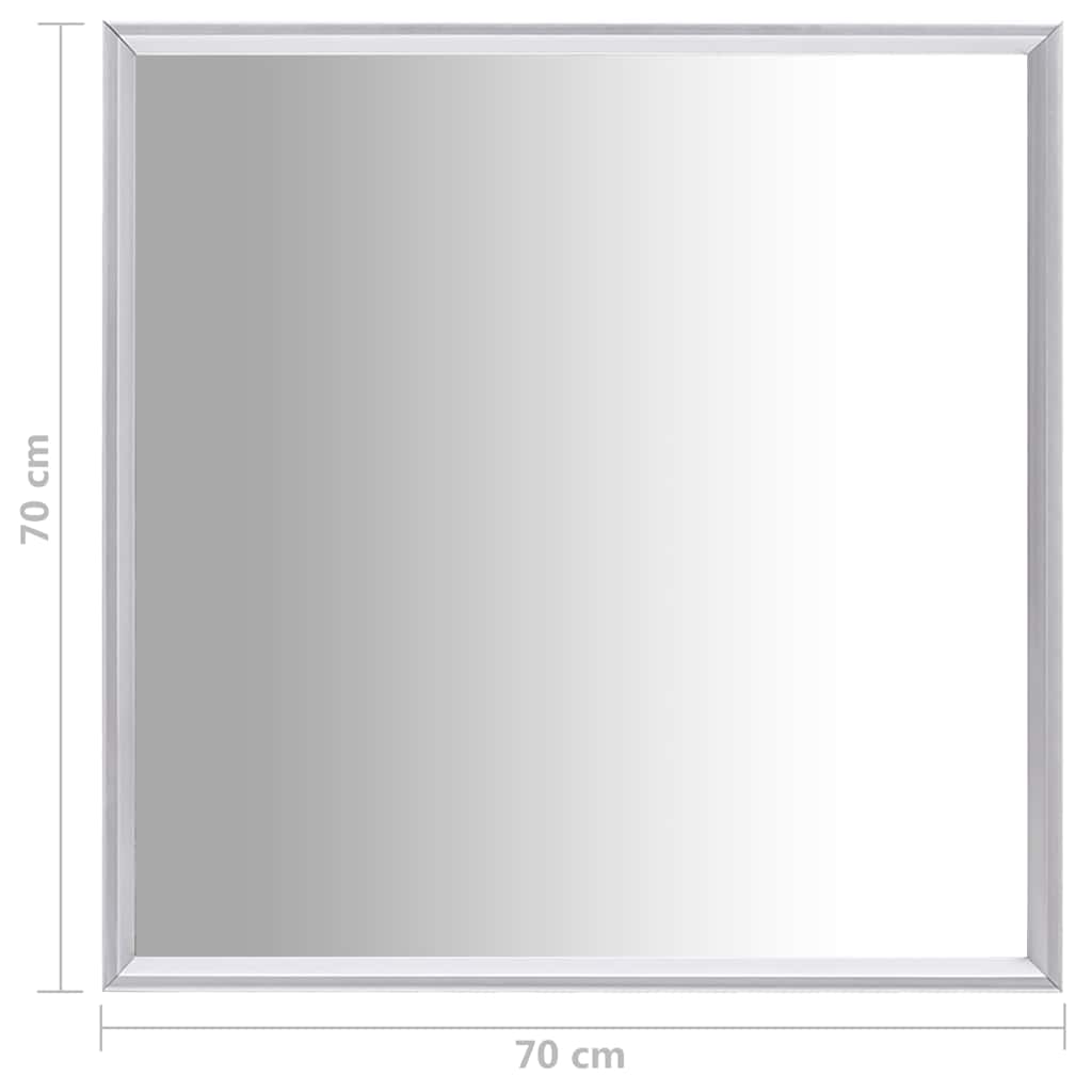 Καθρέφτης Ασημένιος 70 x 70 εκ.