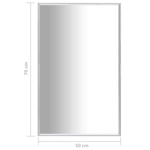 Καθρέφτης Ασημί 70 x 50 εκ.