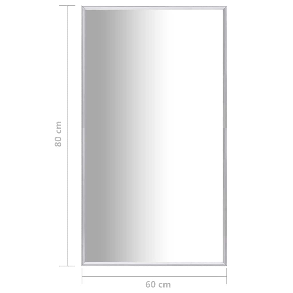 Καθρέφτης Ασημένιος 80 x 60 εκ. - Pakobazaar
