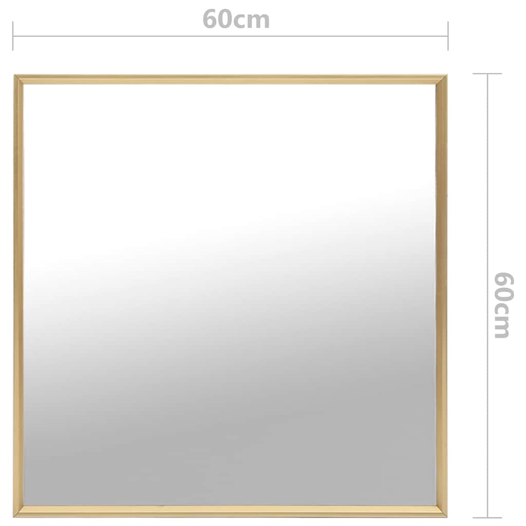 Καθρέφτης Χρυσός 60 x 60 εκ.