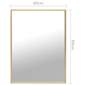 Καθρέφτης Χρυσός 80 x 60 εκ.