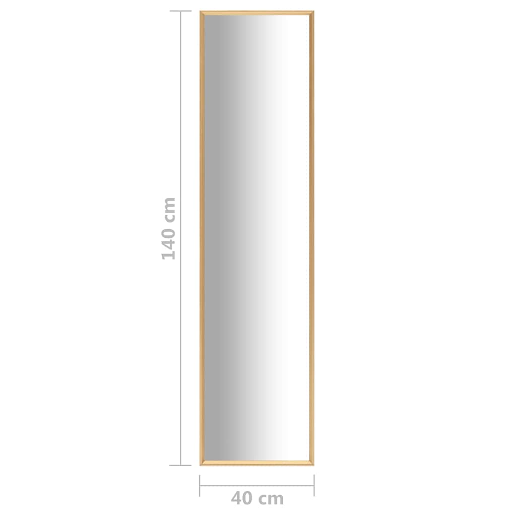 Καθρέφτης Χρυσός 140 x 40 εκ.
