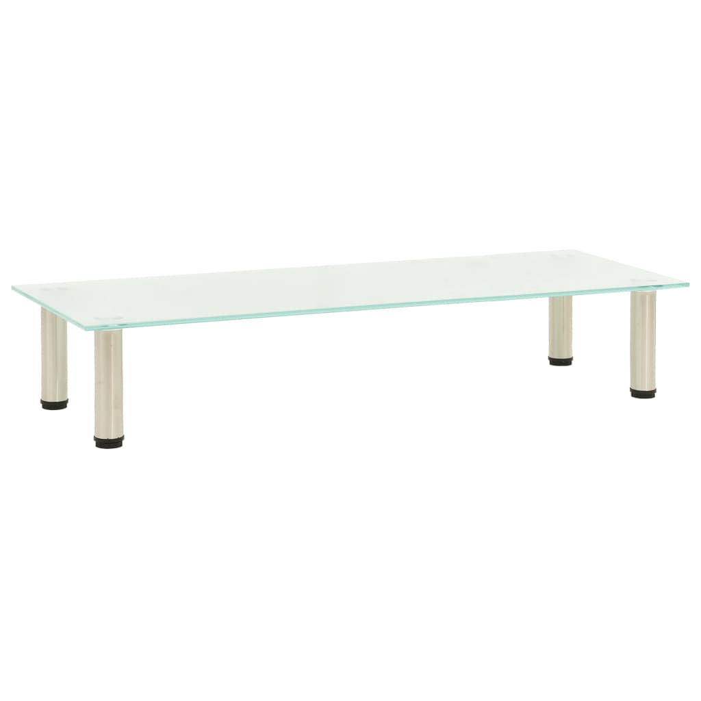 Βάση Τηλεόρασης Αμμοβολισμένη 100 x 35 x 17εκ. από Ψημένο Γυαλί