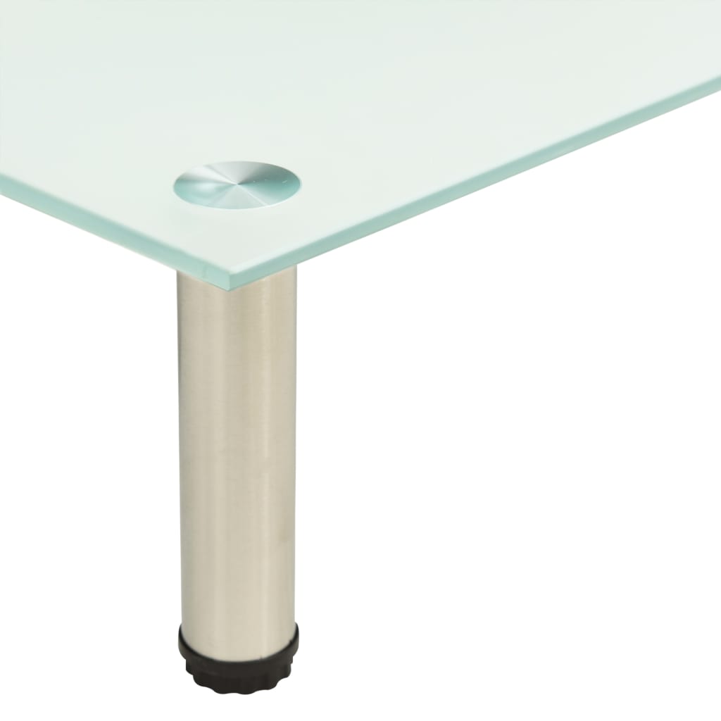 Βάση Τηλεόρασης Αμμοβολισμένη 100 x 35 x 17εκ. από Ψημένο Γυαλί