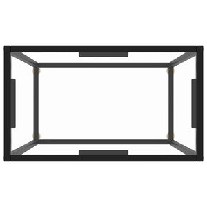 Τραπέζι Κονσόλα Διαφανές 60 x 35 x 75 εκ. από Ψημένο Γυαλί