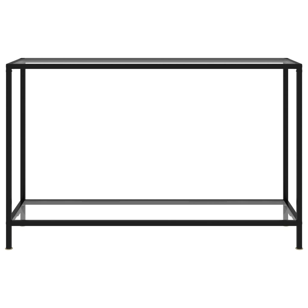 Τραπέζι Κονσόλα Διαφανές 120 x 35 x 75 εκ. από Ψημένο Γυαλί