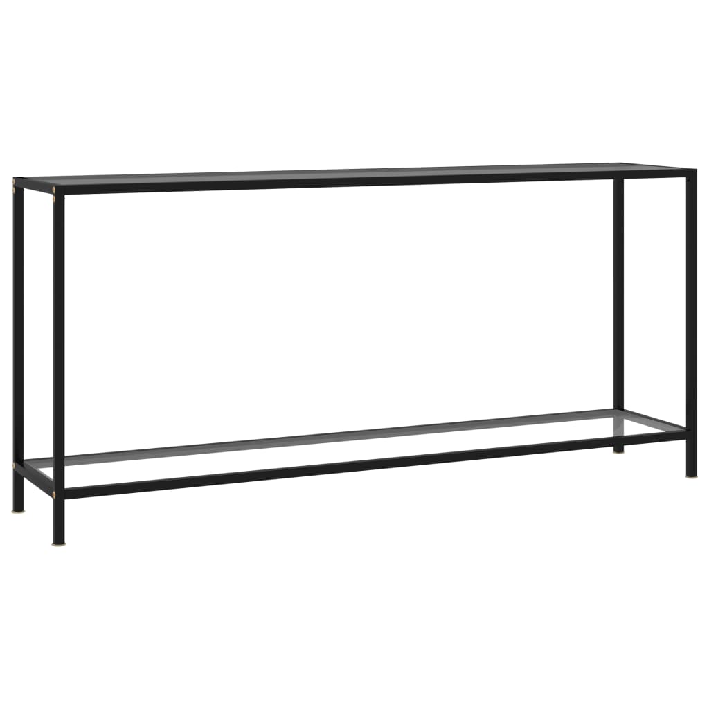 Τραπέζι Κονσόλα Διαφανές 160 x 35 x 75 εκ. από Ψημένο Γυαλί