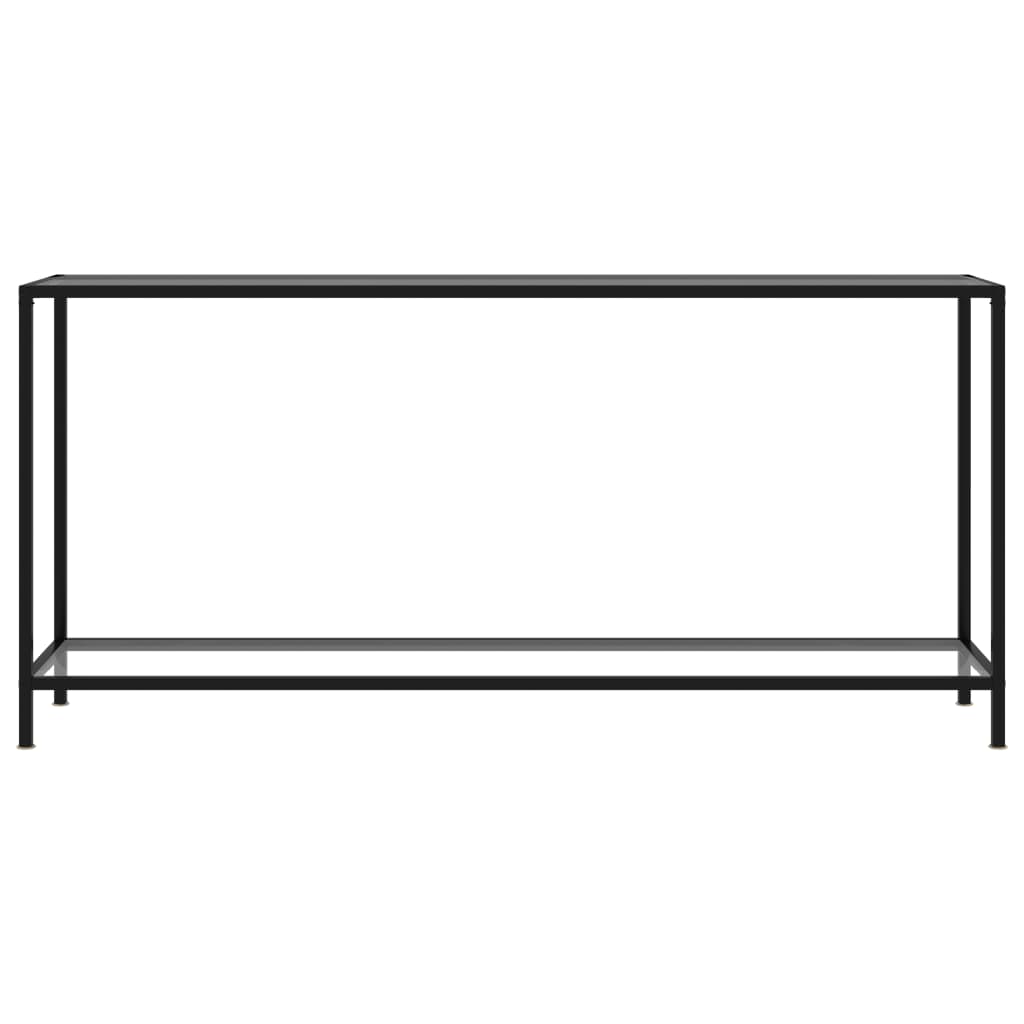 Τραπέζι Κονσόλα Διαφανές 160 x 35 x 75 εκ. από Ψημένο Γυαλί