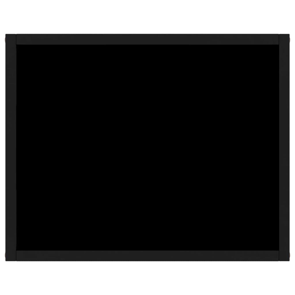 322852  Console Table Black 50x40x40 cm Tempered Glass - Pakobazaar