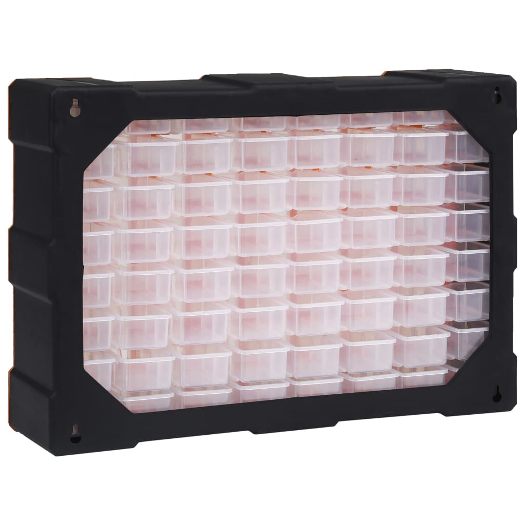 Κουτί Αποθήκευσης/Οργάνωσης με 64 Συρτάρια 52 x 16 x 37,5 εκ. - PAKOBAZAAR