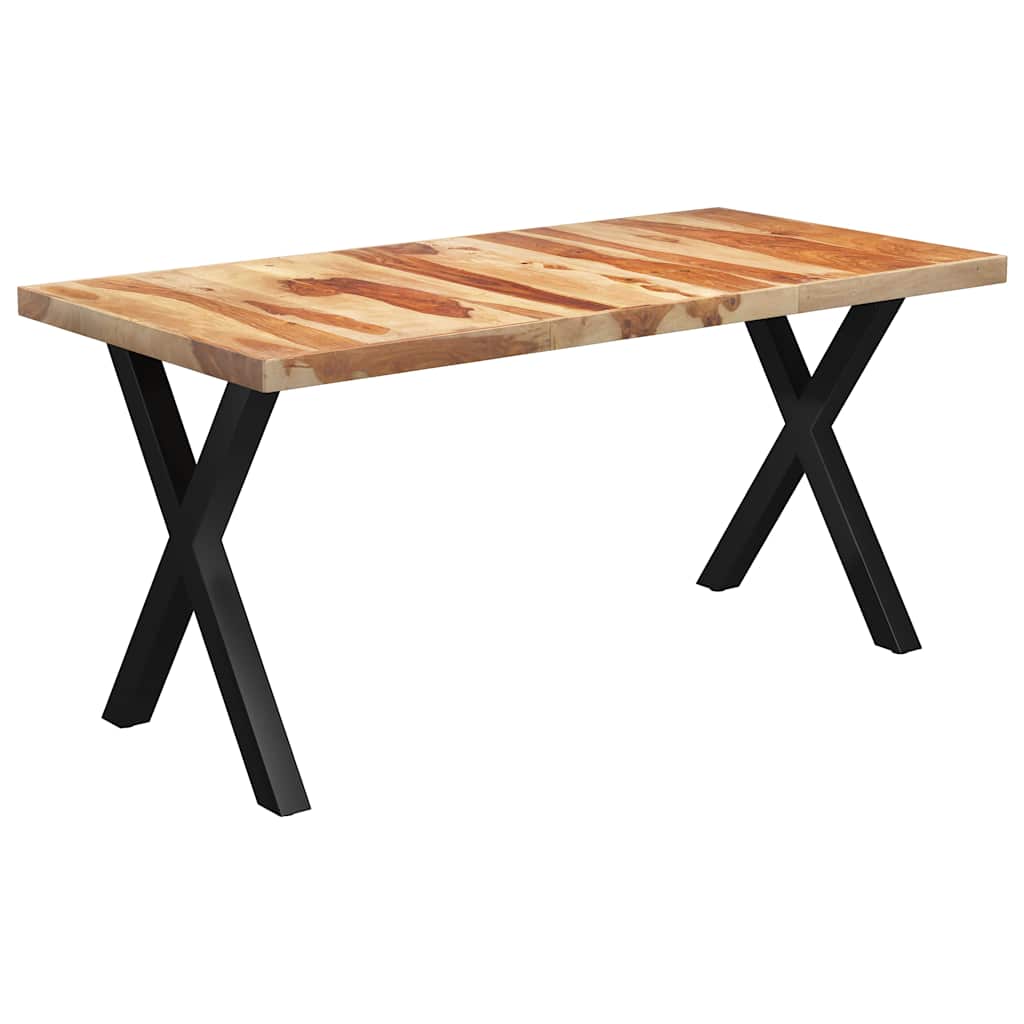Τραπεζαρία Πόδια Σχήματος «X» 180x90x77 εκ. Μασίφ Ξύλο