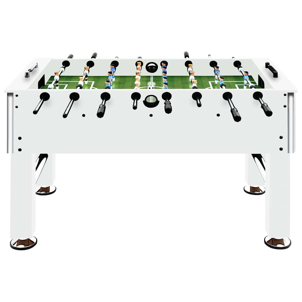 Ποδοσφαιράκι Επιτραπέζιο Λευκό 140x74,5x87,5 εκ. 60 κ. Ατσάλι - Pakobazaar