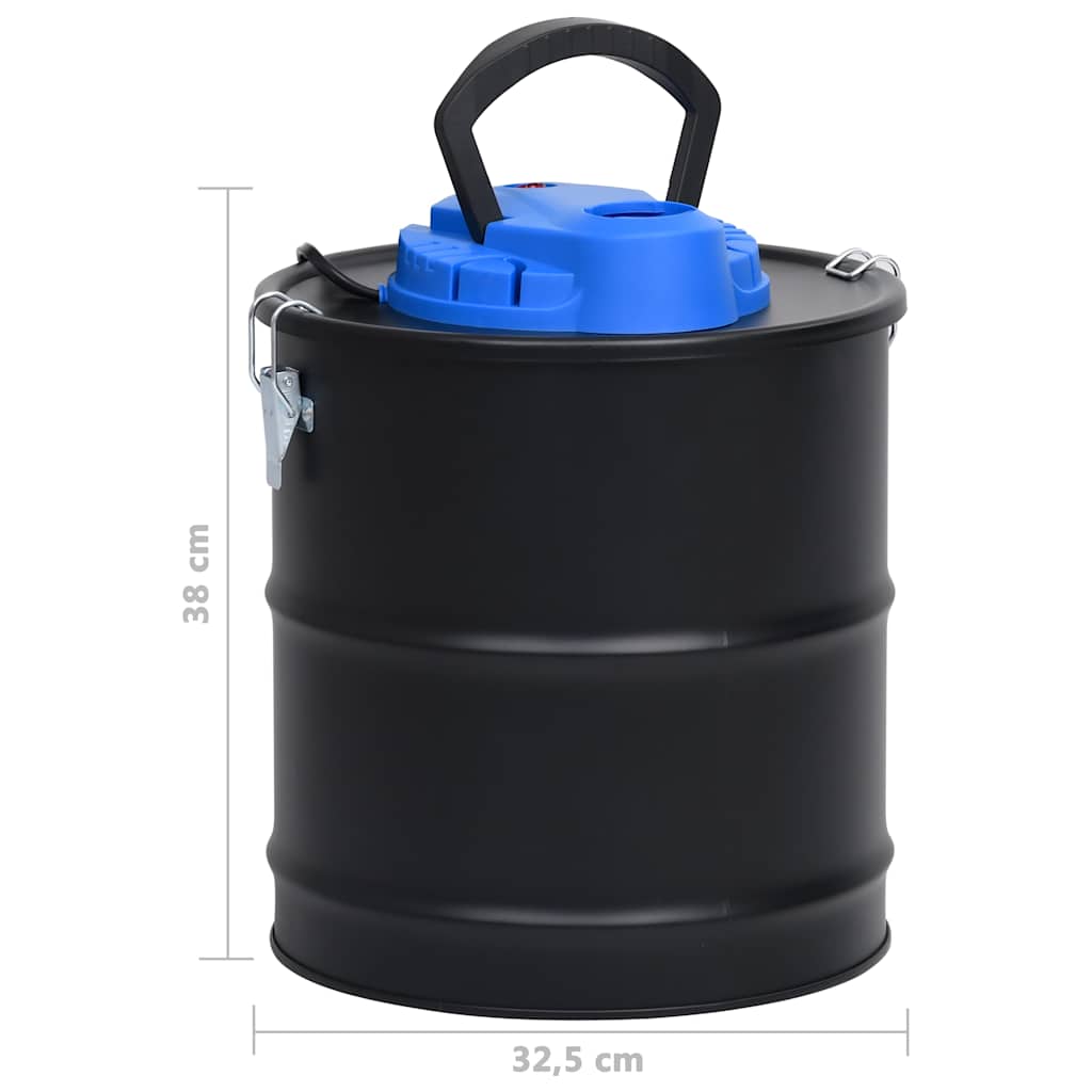 Σκούπα Στάχτης 1200 W 20 Λίτρων με Φίλτρο HEPA Ατσάλινη - Pakobazaar