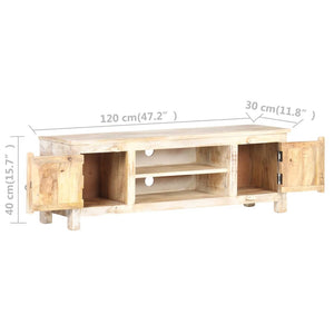 Έπιπλο Τηλεόρασης 120 x 30 x 40 εκ. από Ακατέργαστο Ξύλο Ακακίας - Pakobazaar