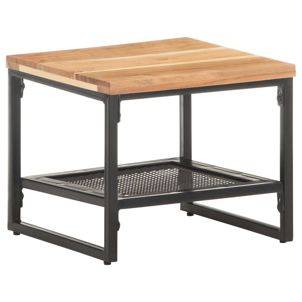 Τραπεζάκι Βοηθητικό 40 x 40 x 35 εκ. Μασίφ Ξύλο Ακακίας