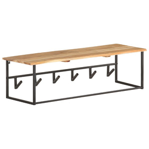 Κρεμάστρα Live Edge 100 x 34 x 38 εκ. από Μασίφ Ξύλο Ακακίας