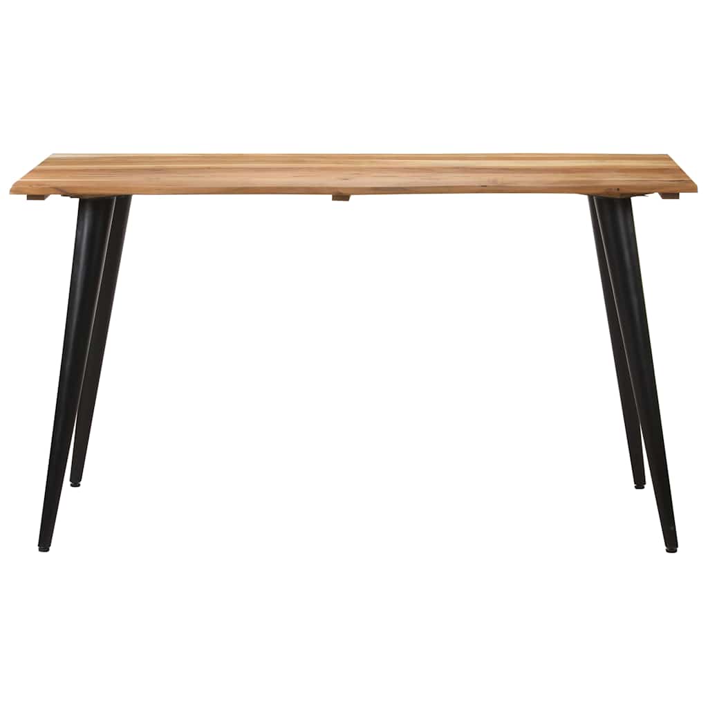 Τραπεζαρία Live Edge 140 x 60 x 75 εκ. από Μασίφ Ξύλο Ακακίας