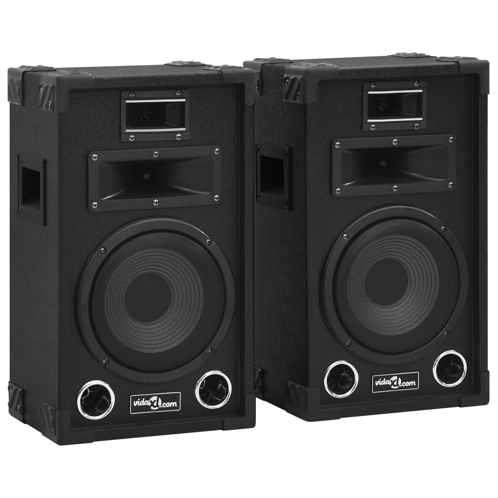Ηχεία Επαγγελματικά Παθητικά Hifi 2 τεμ. Μαύρα 800 W - Pakobazaar